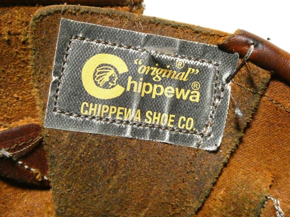 Chippewa Boots 91065 Leather Brown Short Engineer Boots Size 9E