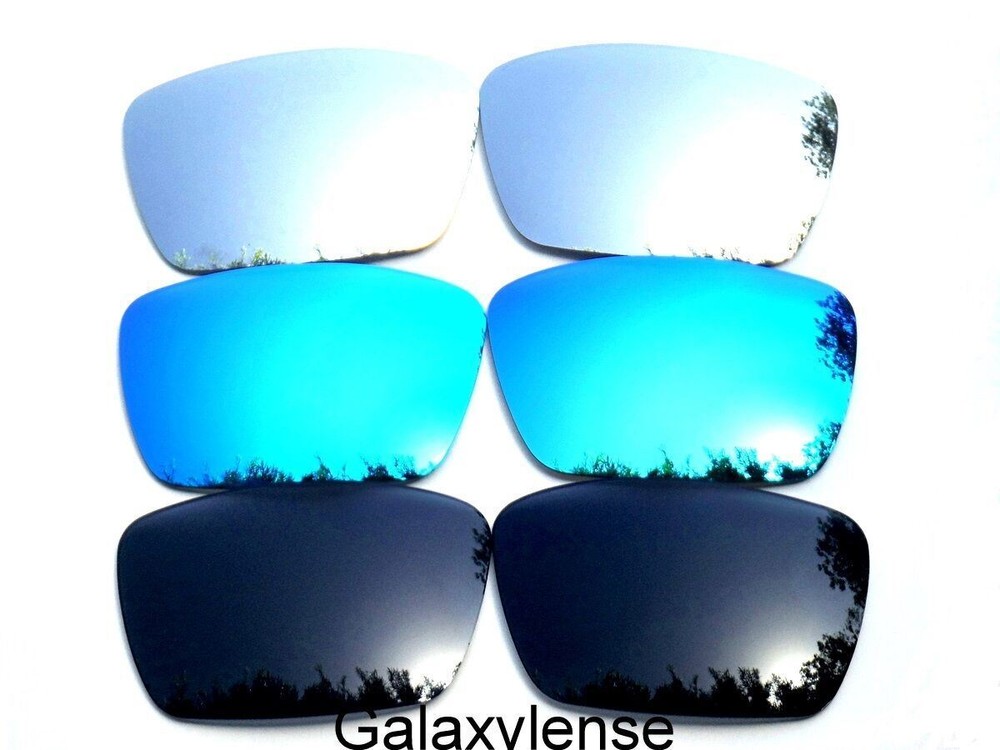 Galaxy Replacement Lenses For Oakley Fuel Cell  Black&Blue&Titanium Polarized