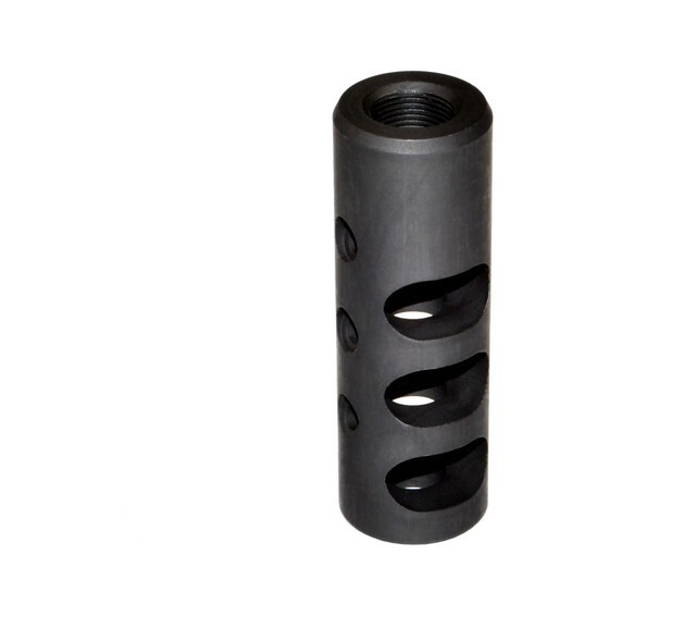 Steel 11/16x24 TPI Thread Competition Muzzle Brake Compensator For .450/.458