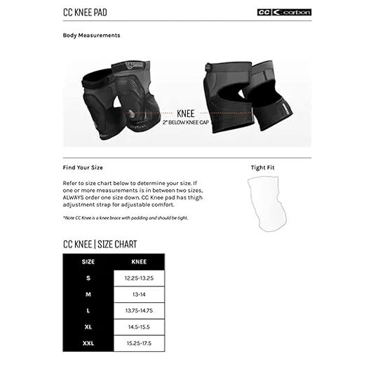 Carbon CC Knee Pad (Small)
