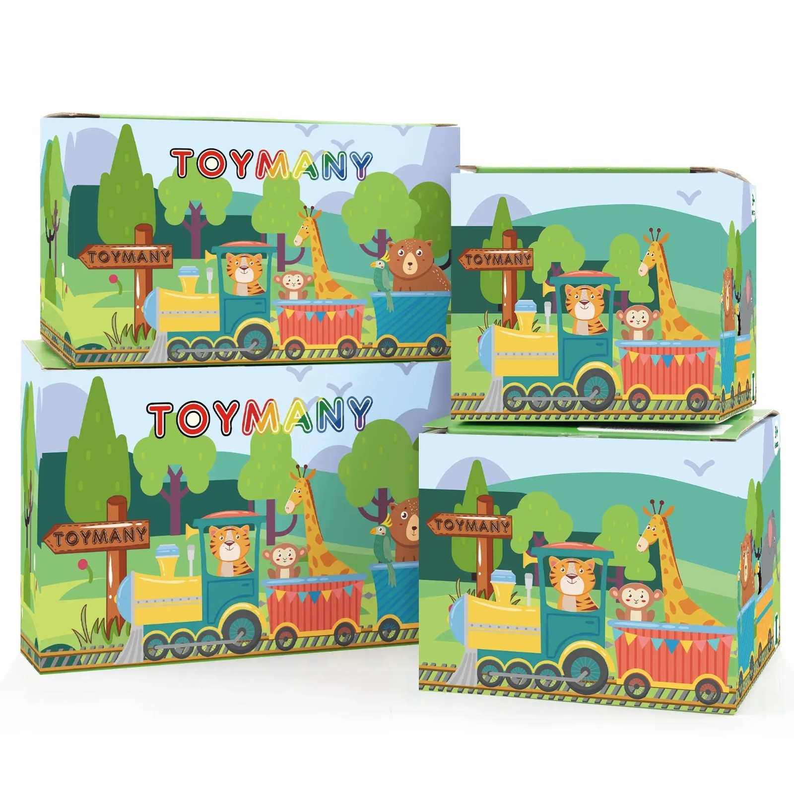 Toymany Forest Animal Figurine Playset Collectible Toy Set