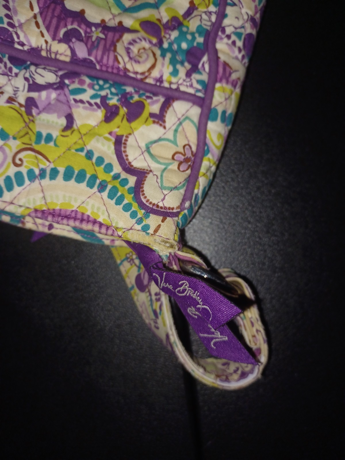 Disney Parks Vera Bradley Plums Up Cross Body Messenger Bag