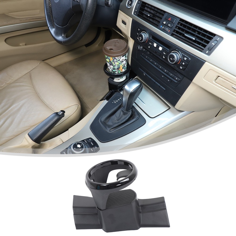 ABS Black Dashboard Left Side Cup Holder For BMW 3 Series E90 E91 E92 2005-2012