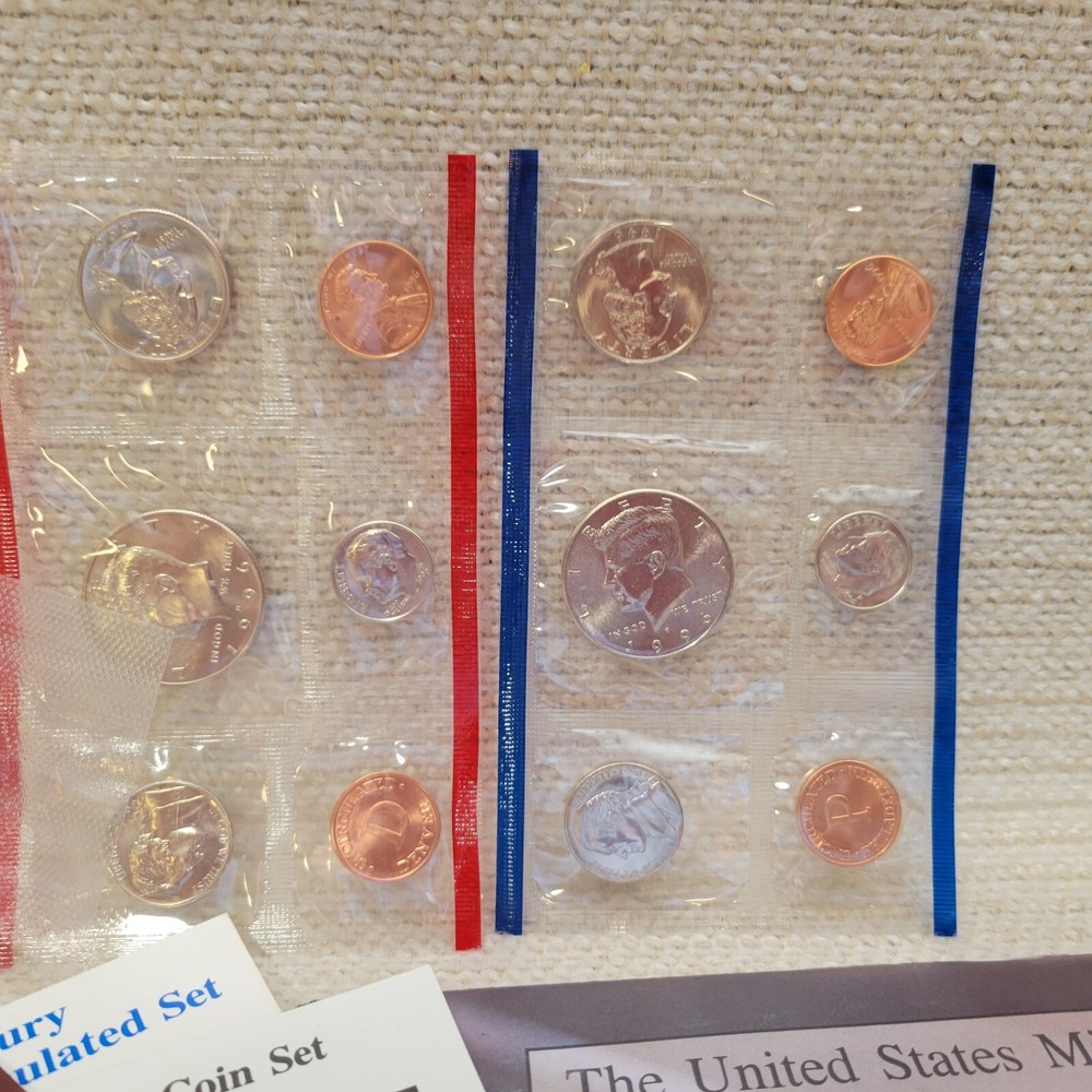 1996 US Mint Unc Set Includes W Mint Dime 230543