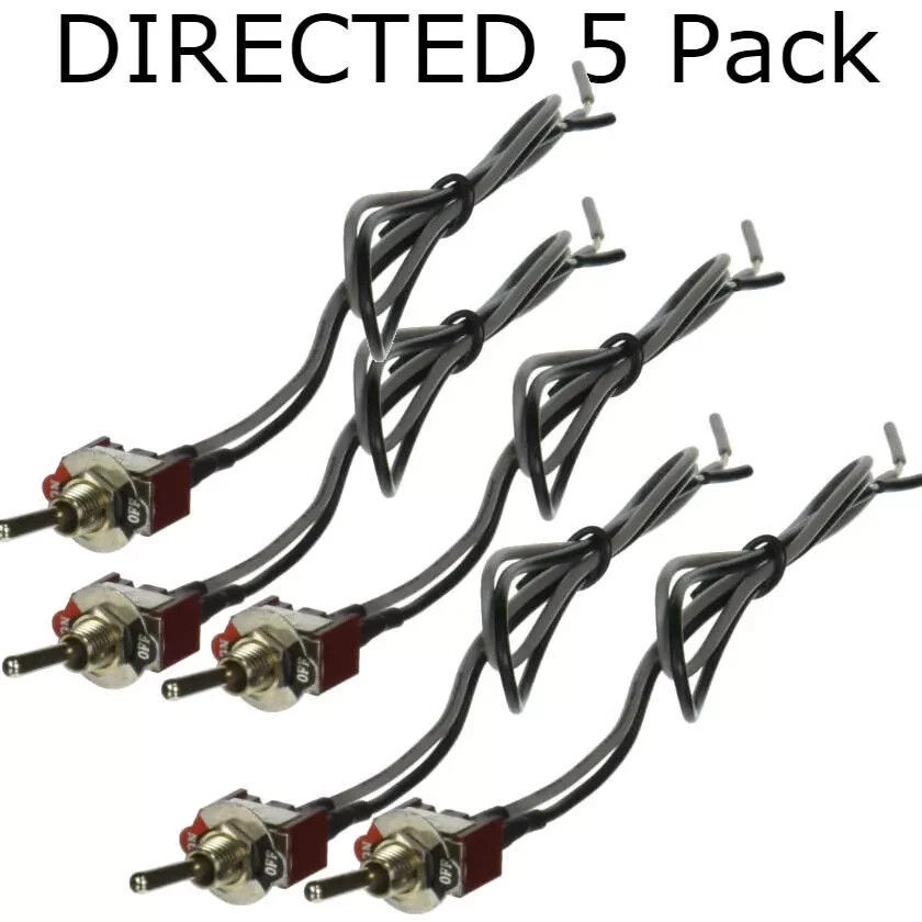 5 Pack Directed Viper Python DEI 2-Wire Valet Programming Toggle Switch Alarm