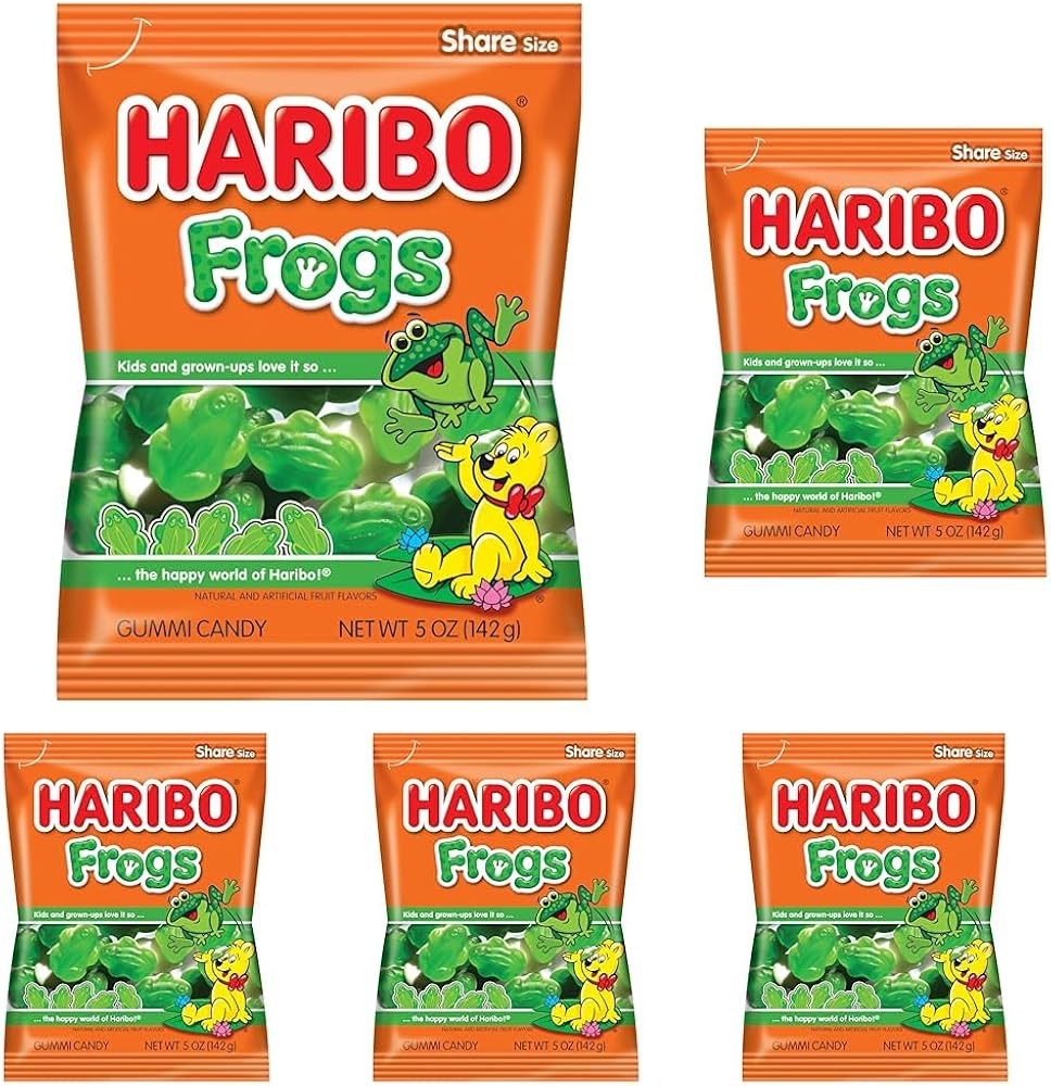 Gummi Candy, Frogs, 5 Ounce