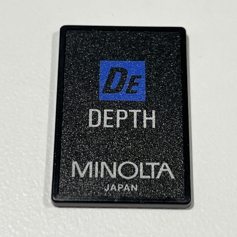Minolta Automatic Depth Control Card - OVP + Case Original Box Manual EUC
