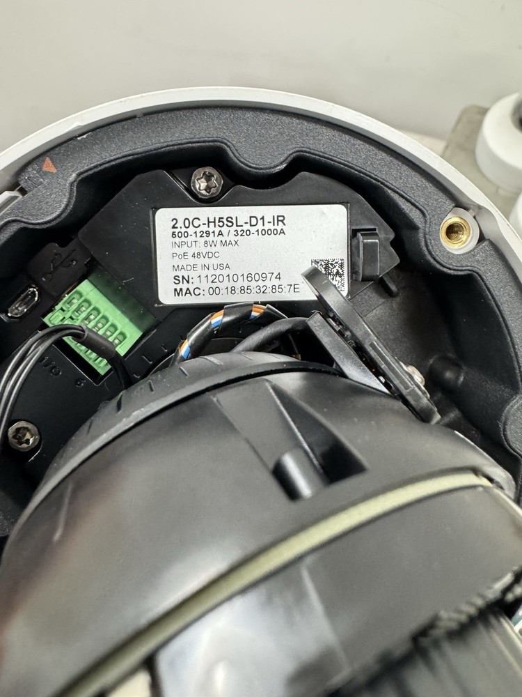 Avigilon 2.0C-H5SL-D1-IR Camera Used