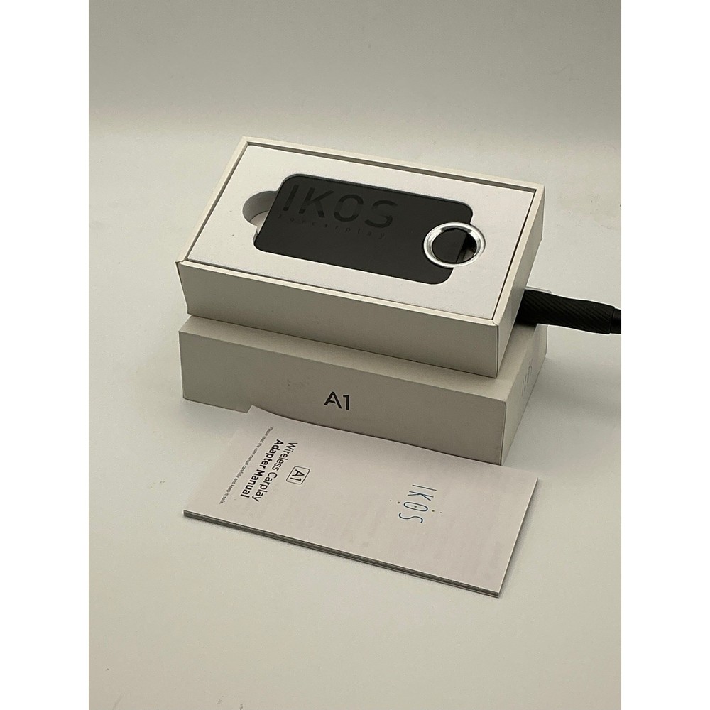 Ikos A1 Wireless Carplay Adapter Convert Wired To Wireless For iPhone, CarPlay