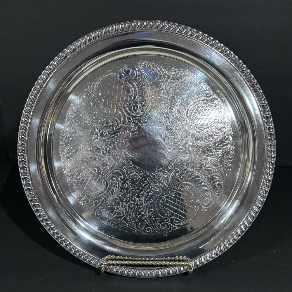 Leonard Silverplate Serving Tray