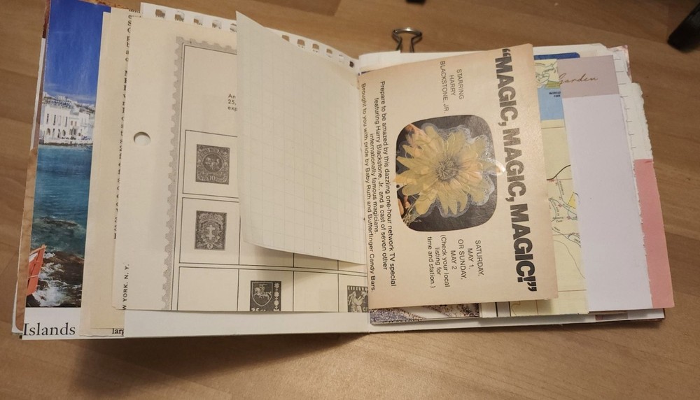 Handmade Junk Journal 60 pages 6x6"