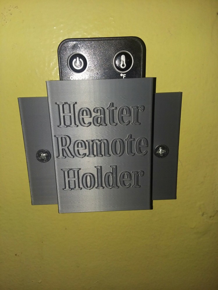 Electric Fireplace Remote Control Holder. Wall mount. 3D Printed.
