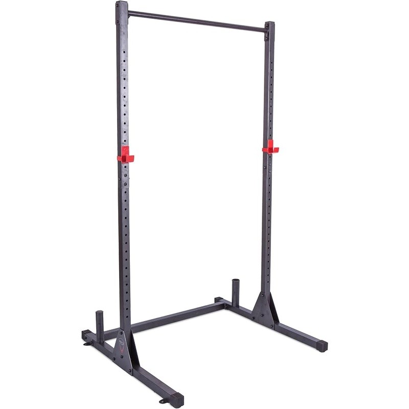 Heavy Duty Power Rack Squat Rack W/ Pull Up Bar & Weight Storage Posts New