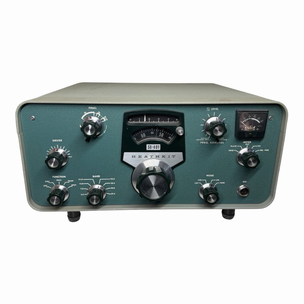 Vintage HeathKit SB-401 Ham Radio Transmitter Single-Sideband 1960s Untested