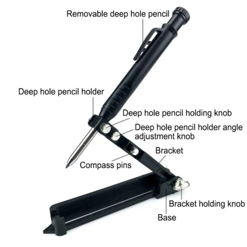 Multi-Functional Woodworking Scriber - Precision Marking Tool