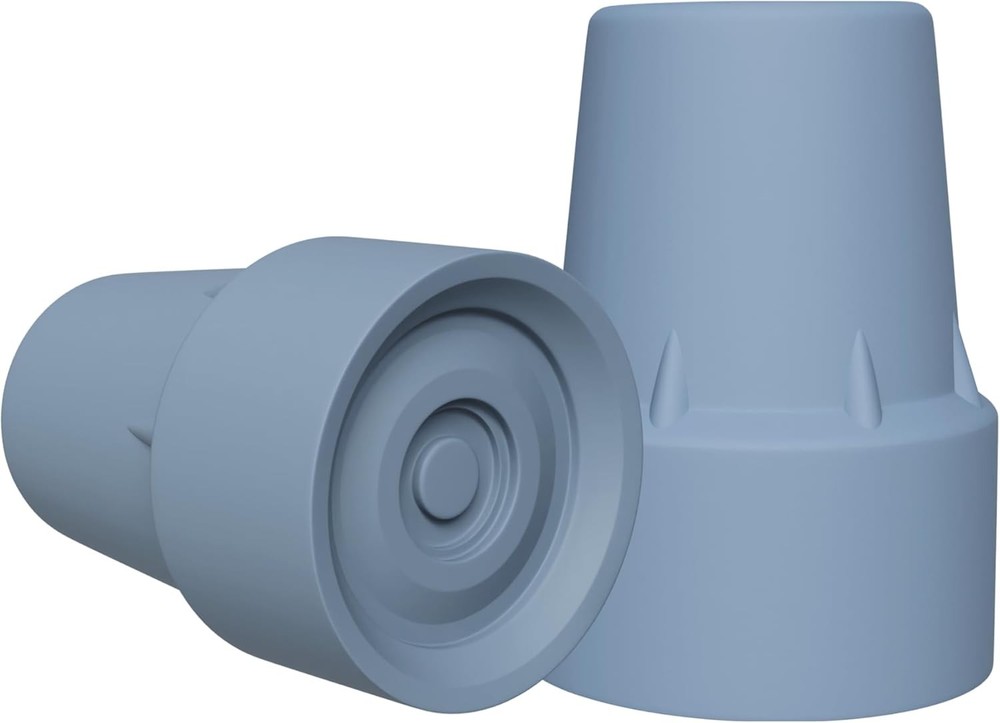 Cane Tips - 3/4" Heavy Duty Rubber Cane Tips Replacement - Durable and Non-Slip