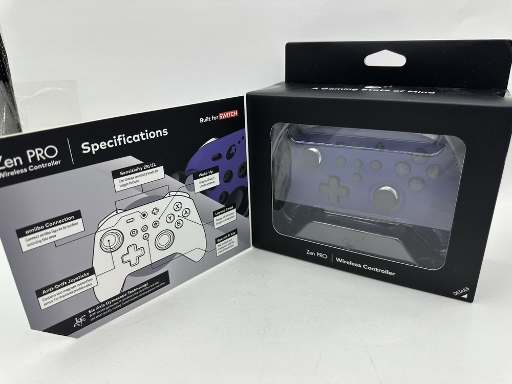 Gulikit Zen Pro Wireless Controller Nintendo Switch PC Android iOS Purple Sealed