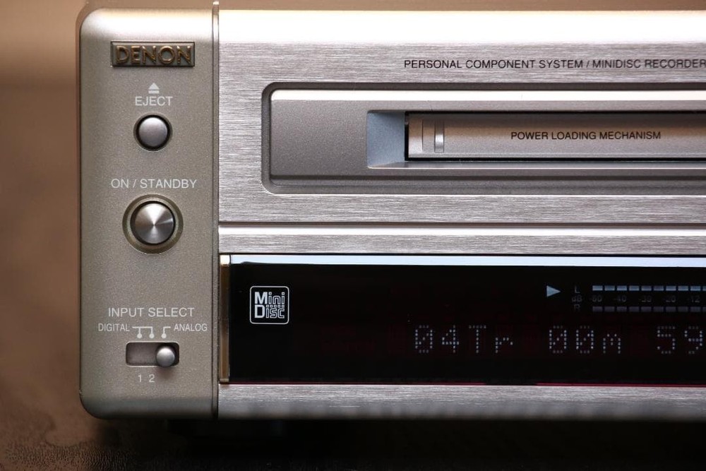 DENON DMD-M10E MiniDisc Recorder MD Deck MD Player Maintenance completed