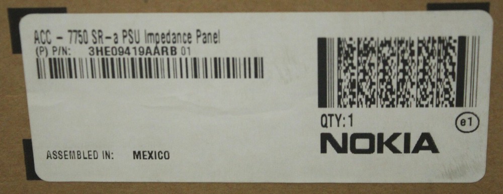 Nokia PSU Impedance Panel 3HE09419AARB