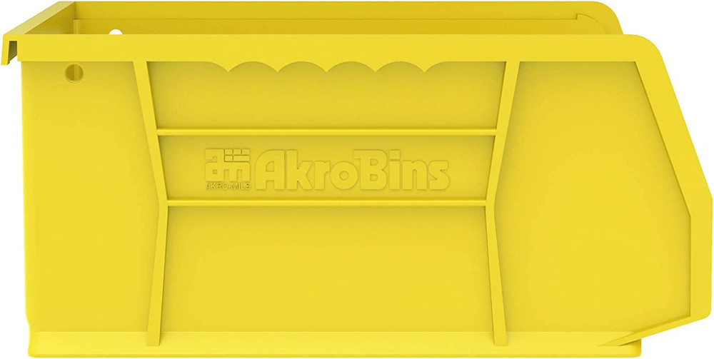 30235 Akrobins Plastic Storage Bins, Space-Saving Stackable Bins for Garage, Pan
