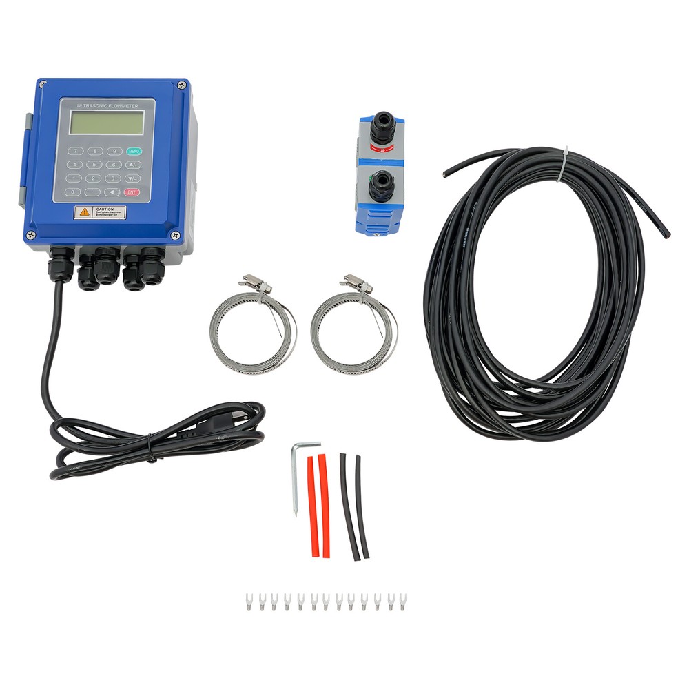 Ultrasonic Flow Meter TUF-2000B+ DN50~DN600mm Fixed Clamp on Flowmeter Tool