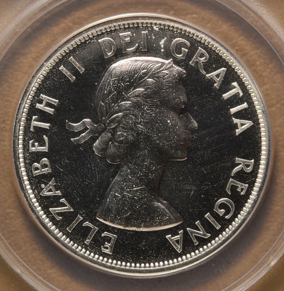 1962 PL Canada Silver Dollar ANACS MS65