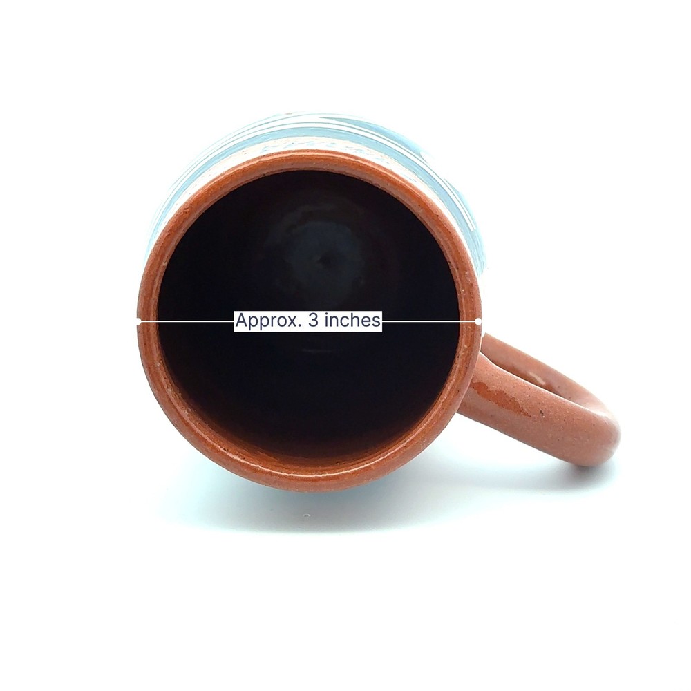 Panama Coffee Cup Pottery Hand-Painted
