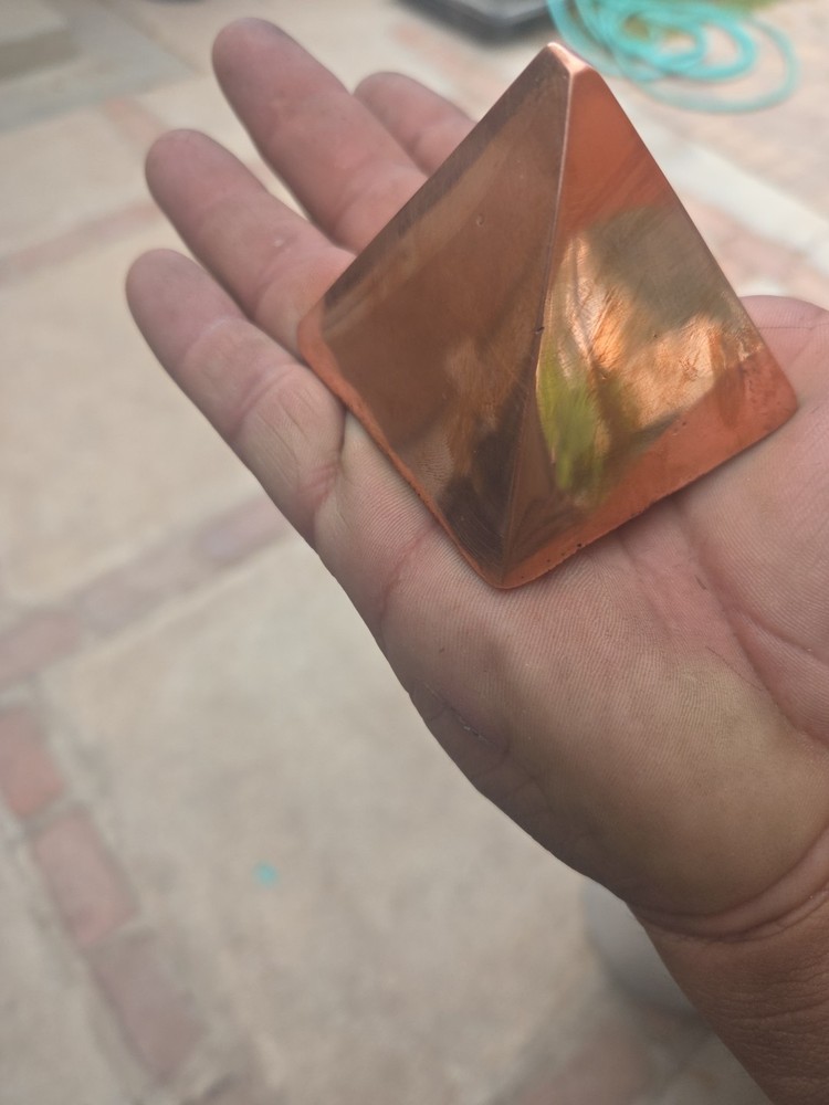 Solid Copper Pyramid