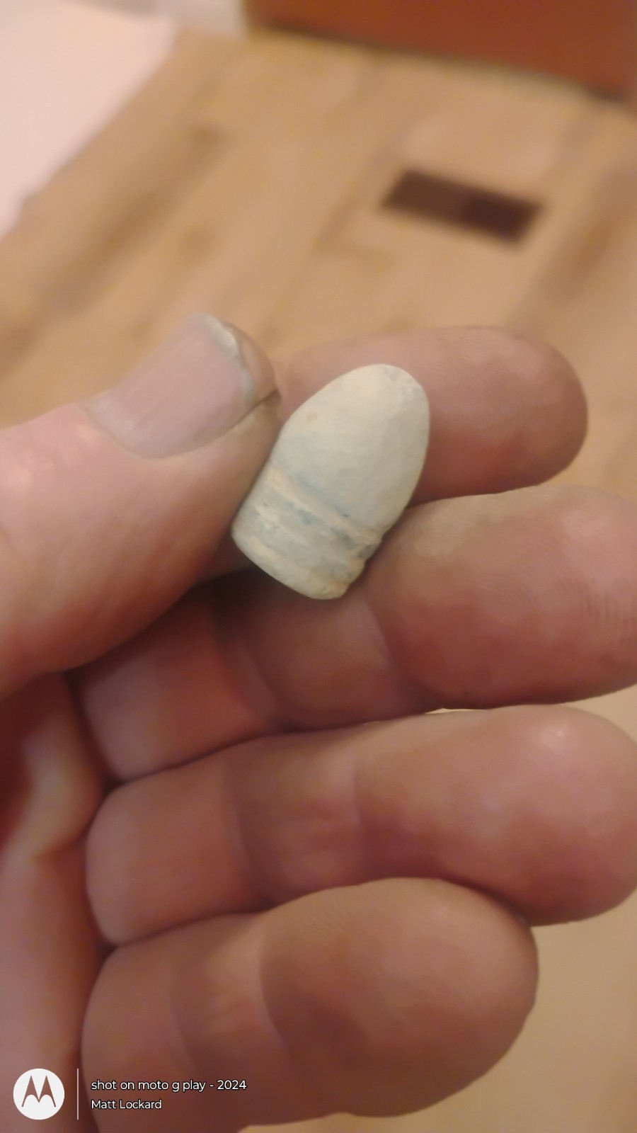 Civil War Gatling Gun Bullet M&M #142