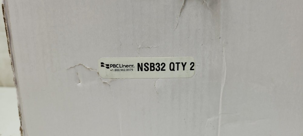 QTY. 2 Linear Shaft Support Block - NSB32 Aluminum End Support Block 2" Diameter