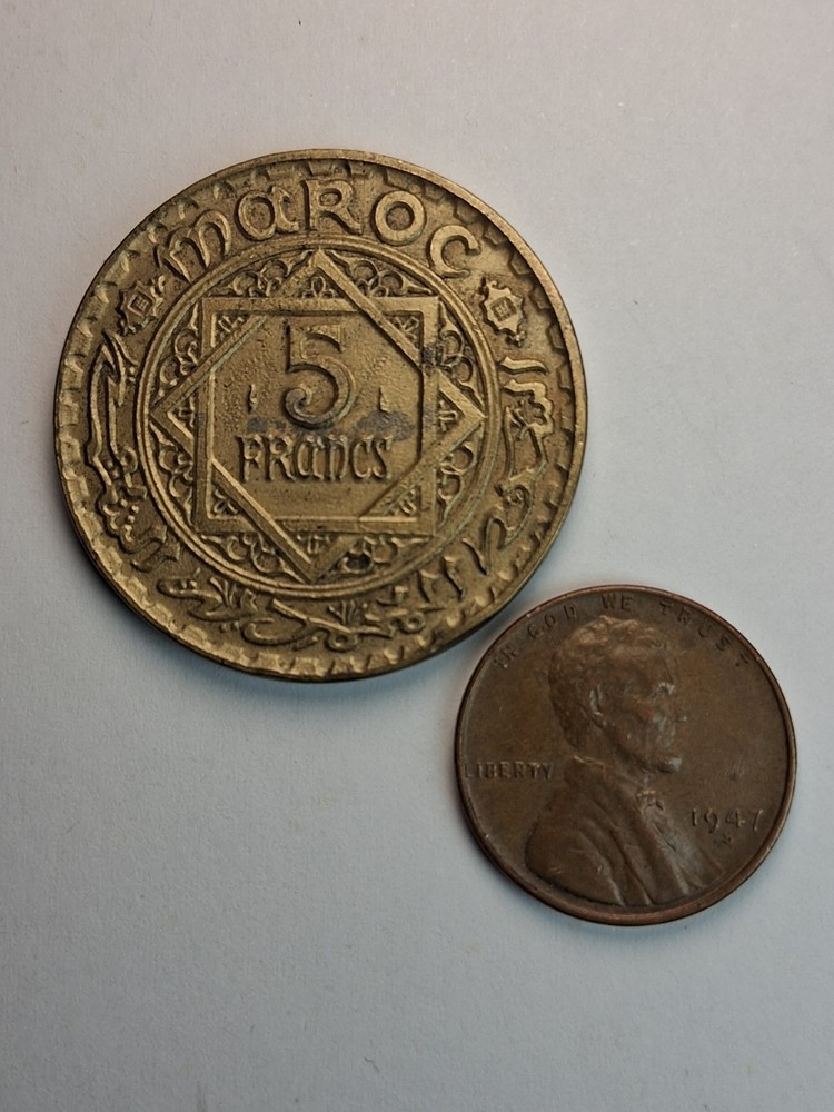 1365 (1946) Morocco 5 Francs