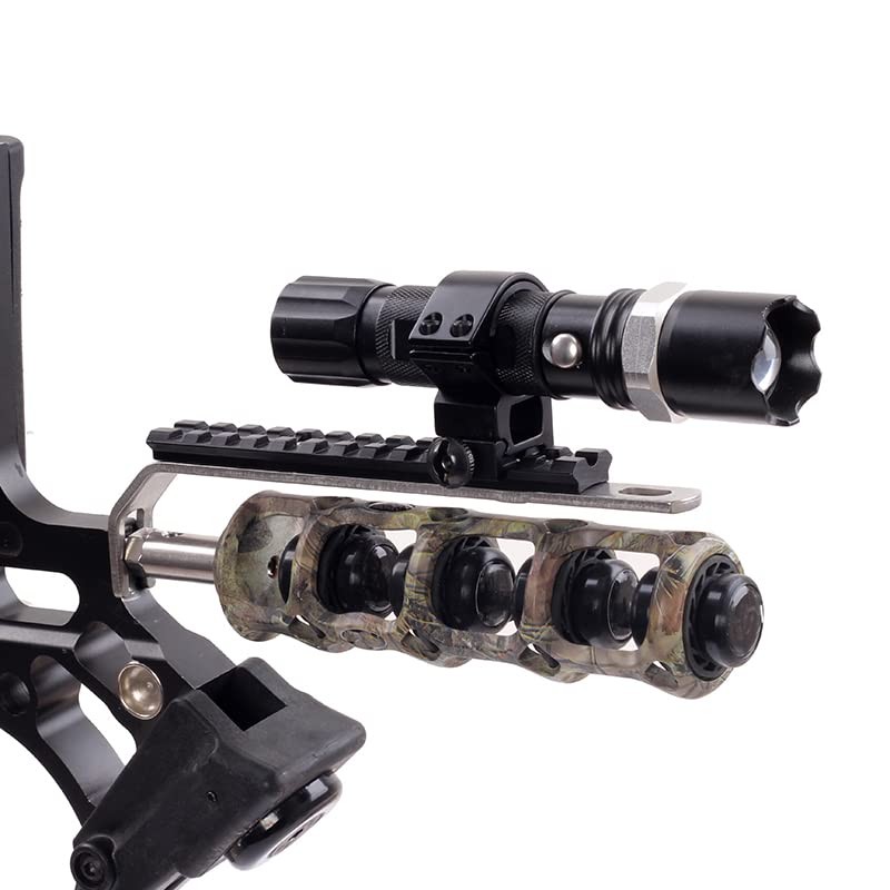 Archery Flashlight Mount Stabilizer - Compound Bow Accessories Light Holder B...