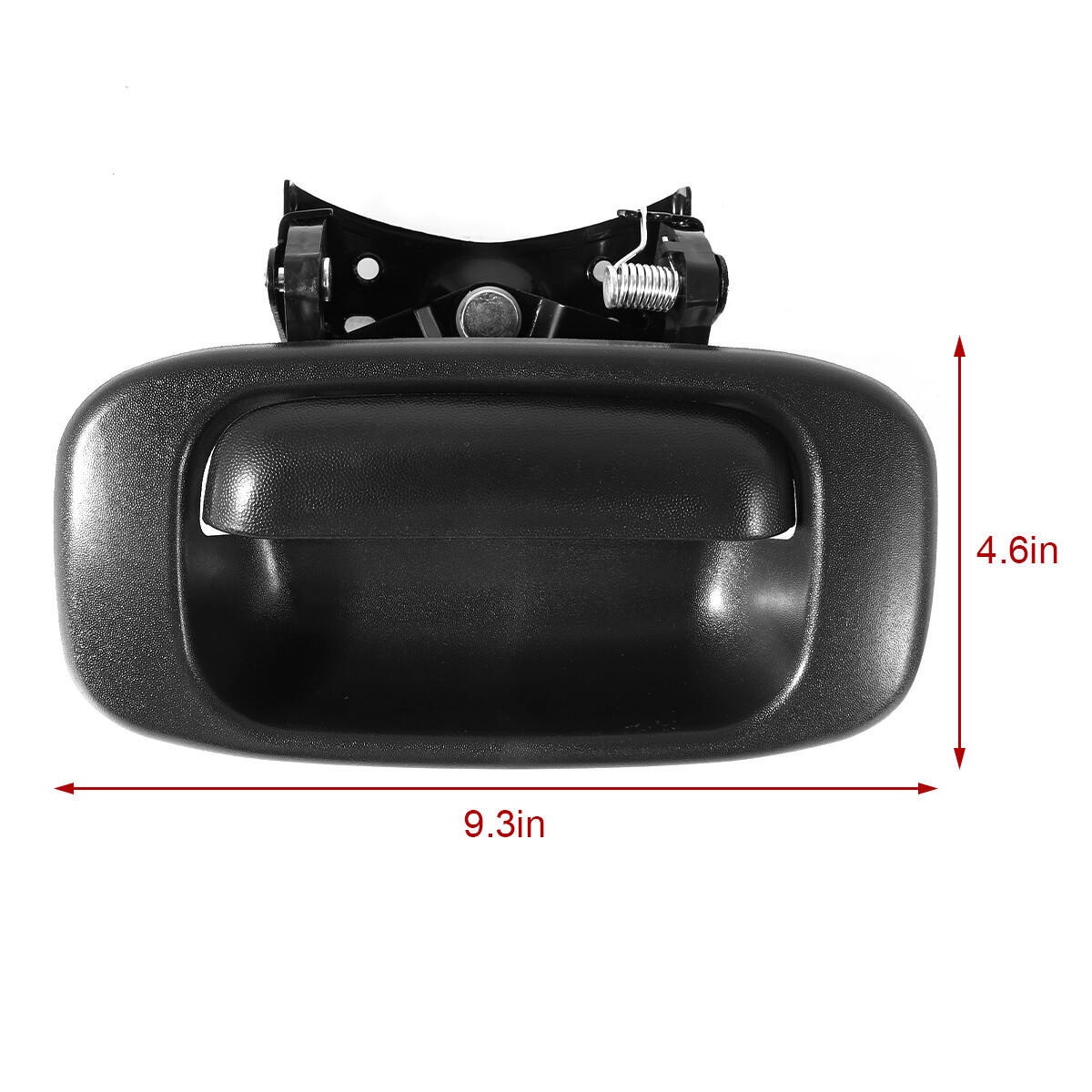 For 1999-2006 Chevy GMC Silverado Sierra Rear Tailgate Handle & Bezel Set Black