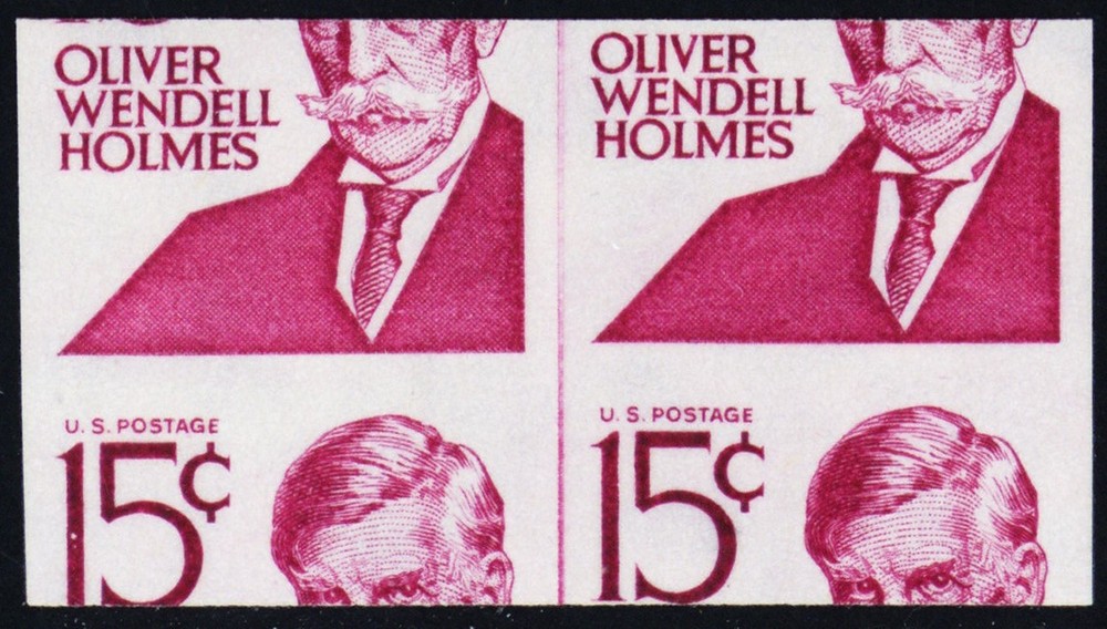 1305Eg, Mint NH 15¢ Imperforate And Miscut Error Line Pair - Stuart Katz