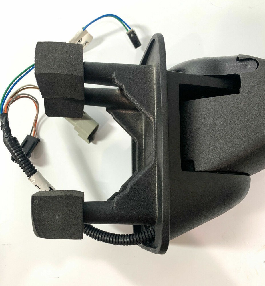 Black Heated Mirror Assembly (Passenger Side) for Peterbilt & Kenworth