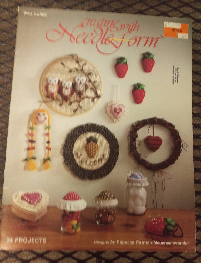 1984 Creating With Needle Form - 24 projects with graphs & instructions