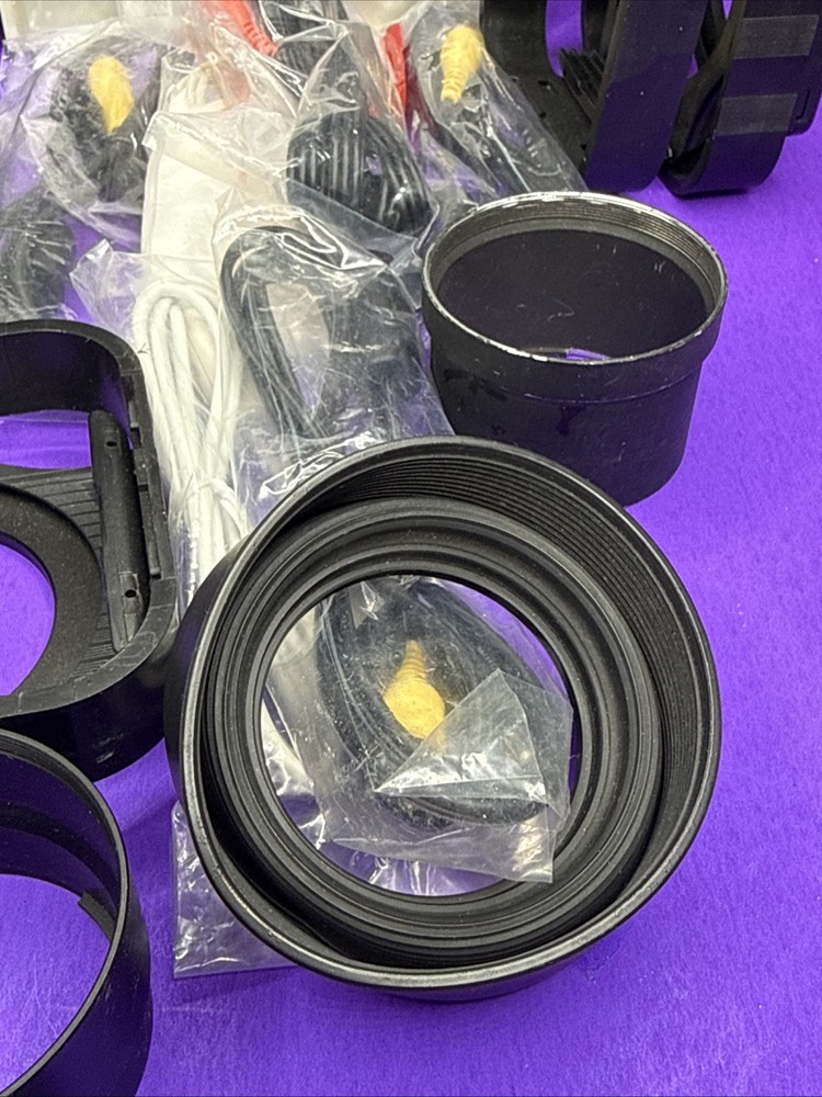 Variety Of Camera, Electronics Accessories & Cords As-is