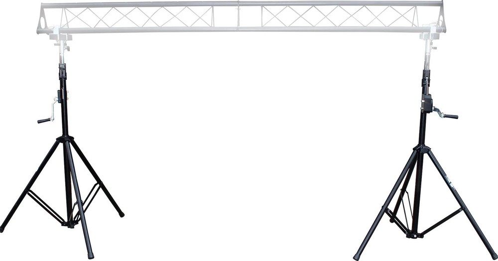 Single Triangle Truss Lighting Crank Up Stand – 5ft 10ft 15ft Wide