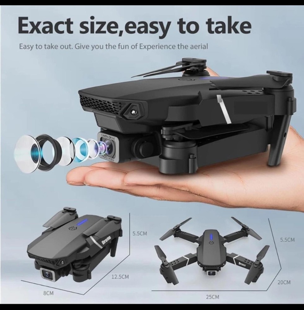 Yomi Avoid Obstacles Drone, Black, Foldable, 4K HD Camera