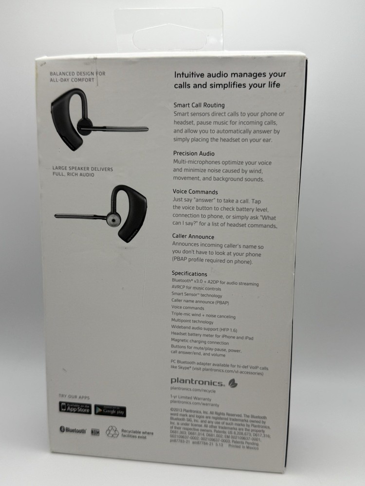 POLY Plantronics Voyager Legend Noise Cancelling Bluetooth Headset OPEN BOX