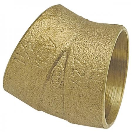 NIBCO INC E079350 Elbow 2" CXC 22.5 Bronze DWV Fitting