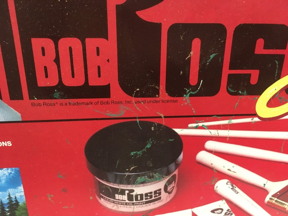 Vintage Bob Ross Master Oil Paint Set Complete