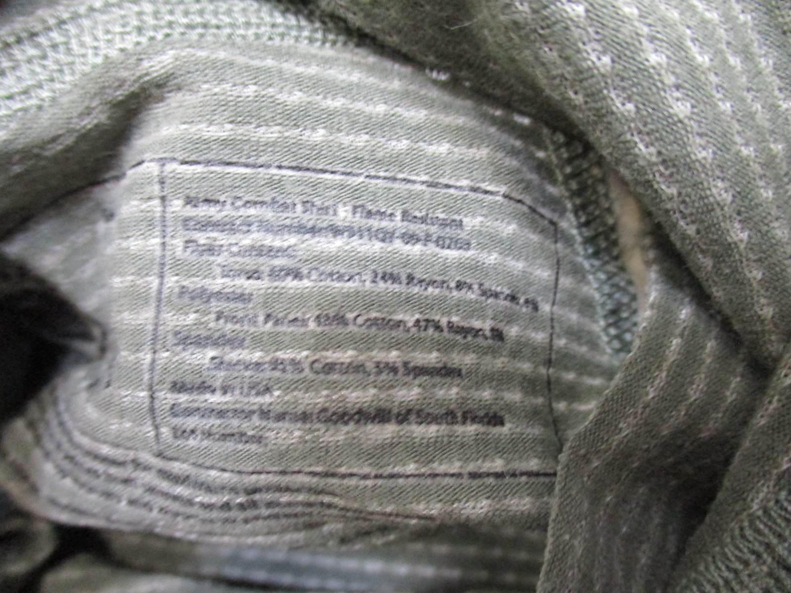 Massif Army Combat Shirt Medium ACU Digital FR US Army Issue