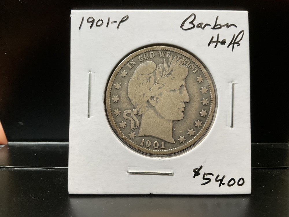 1901-P Barber Half