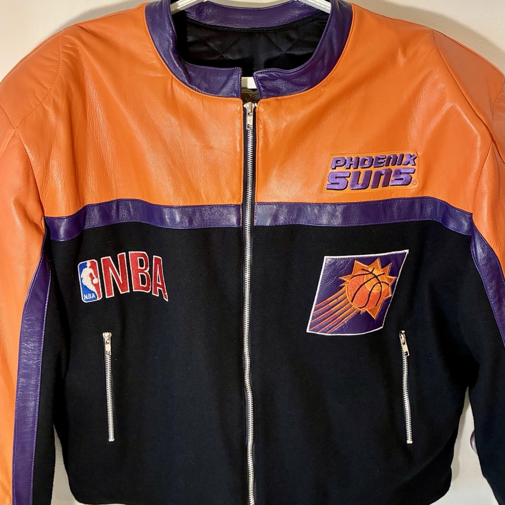 Jeff Hamilton Phoenix Suns NBA Leather Motorcycle Jacket