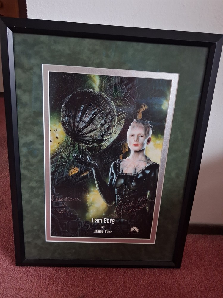 star trek lithograph I am Borg