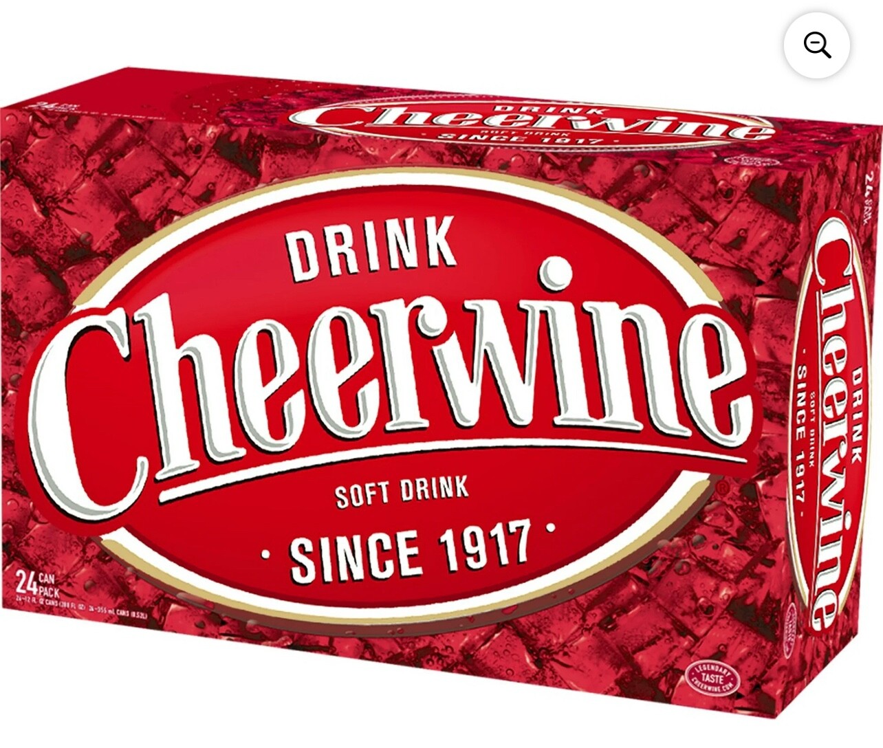 Cheerwine Soda Cherry Drink 24 pack of 12oz cans FREE SHIPPING!!