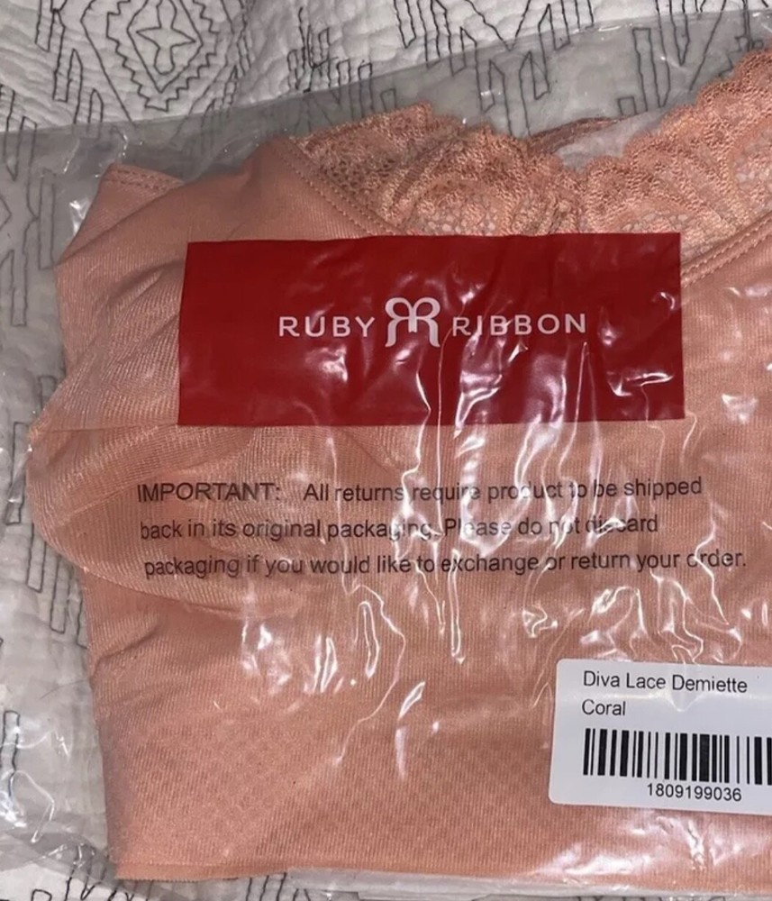 RUBY RIBBON HERITAGE DIVA LACE DEMIETTE #1809 NEW!