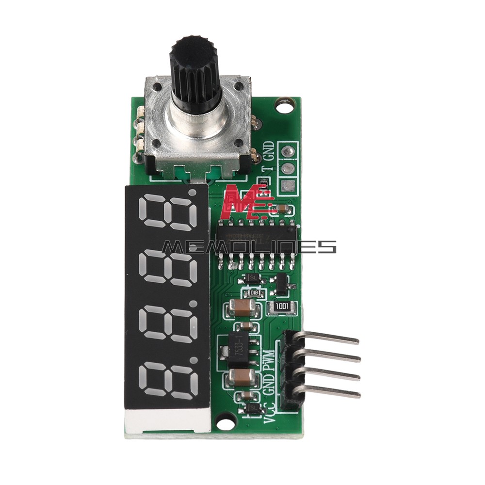 Adjustable PWM Pulse Frequency Duty Cycle Digital Square Wave Signal Generator