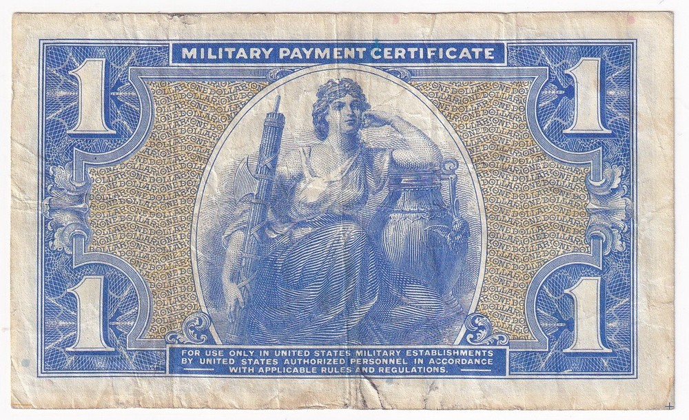 US Military Payment Certificate Series 541 one Dollar